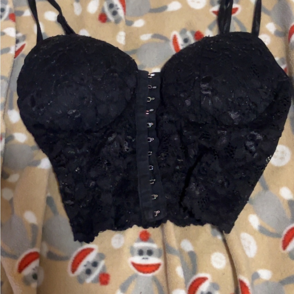 Black Lace corset top